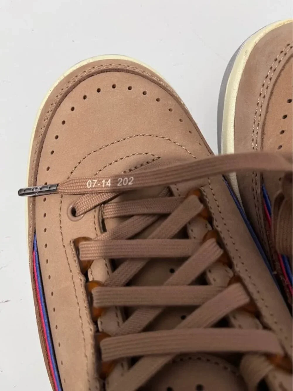 Brand New Air Jordan 2 Retro Low x Two 18 Rocky Tan Size 7.5 Mens DV7129-222
